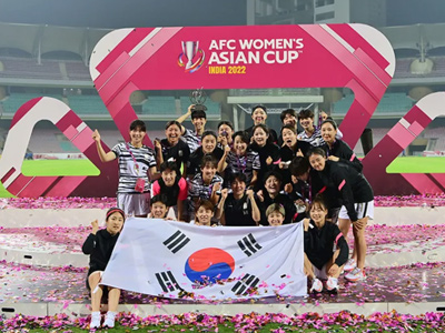 韩国足协官方：为夺得亚洲杯亚军的韩国女足发放4.6亿韩元的奖金